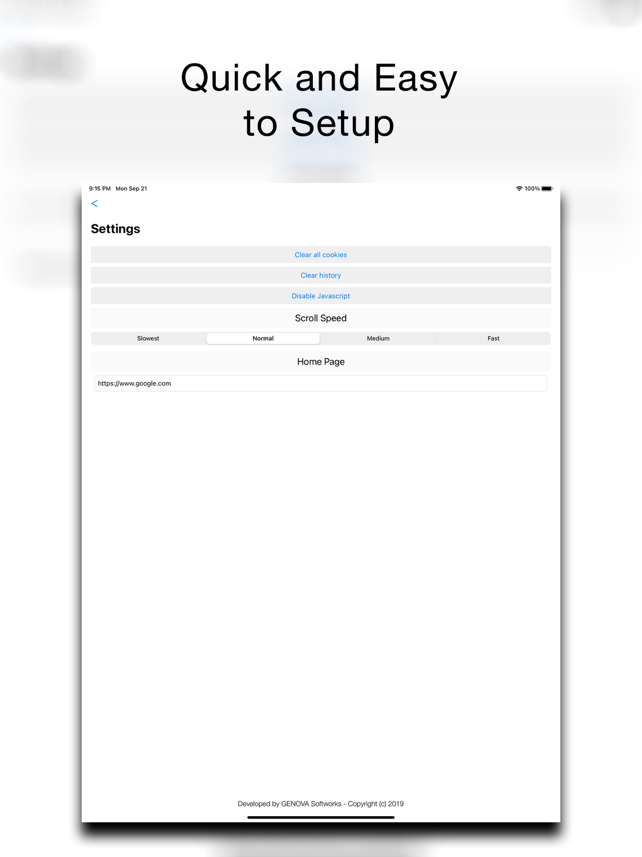 Head Tilt Browser Face Scroll Screenshot