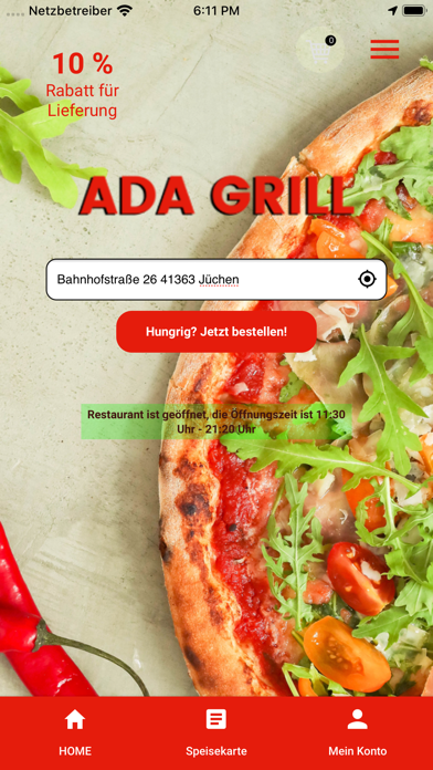 Ada Grill Screenshot