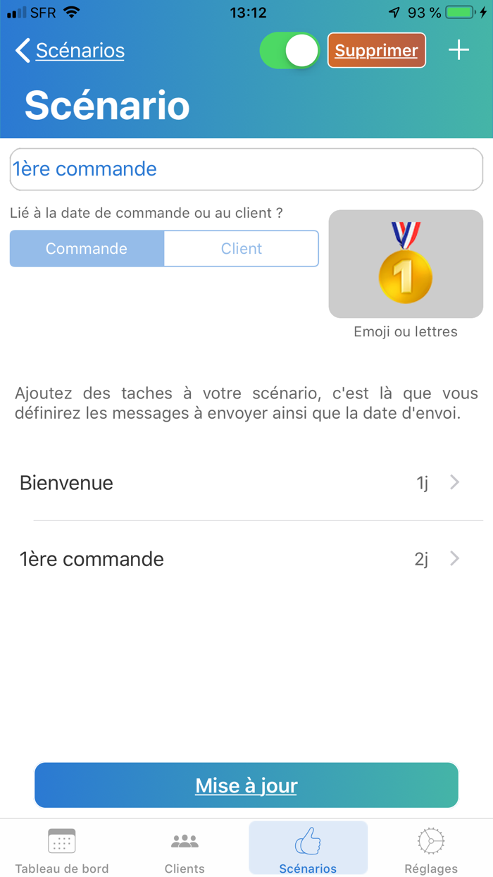 YiiP - Le suivi client