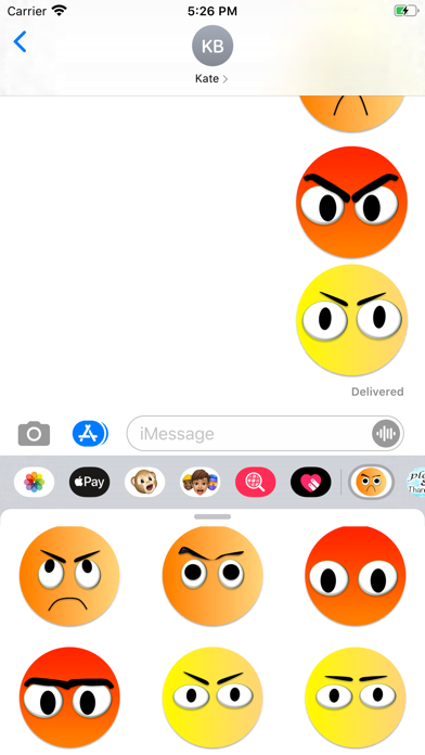 grumpy stickers Screenshot