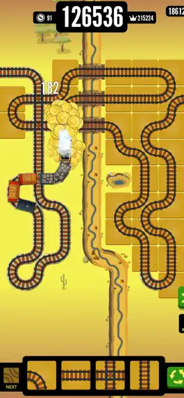 Game screenshot Gold Train FRVR - Railway Maze hack