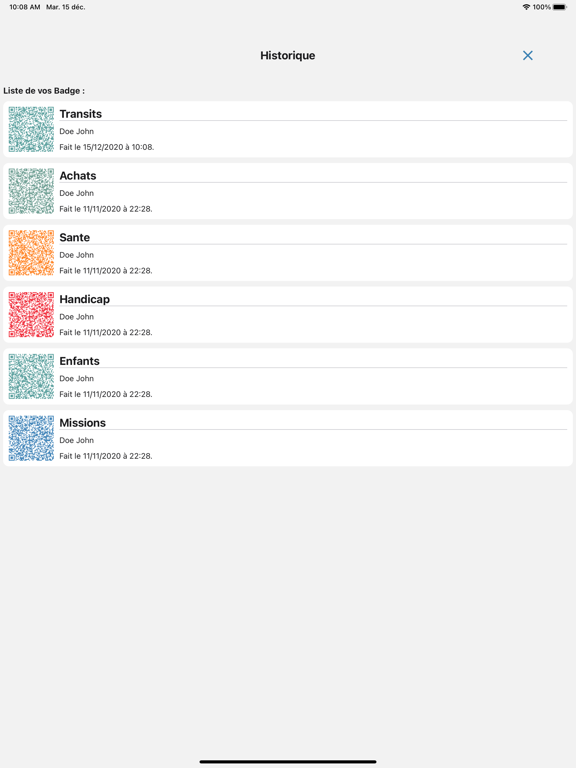 Screenshot #6 pour MyBadge