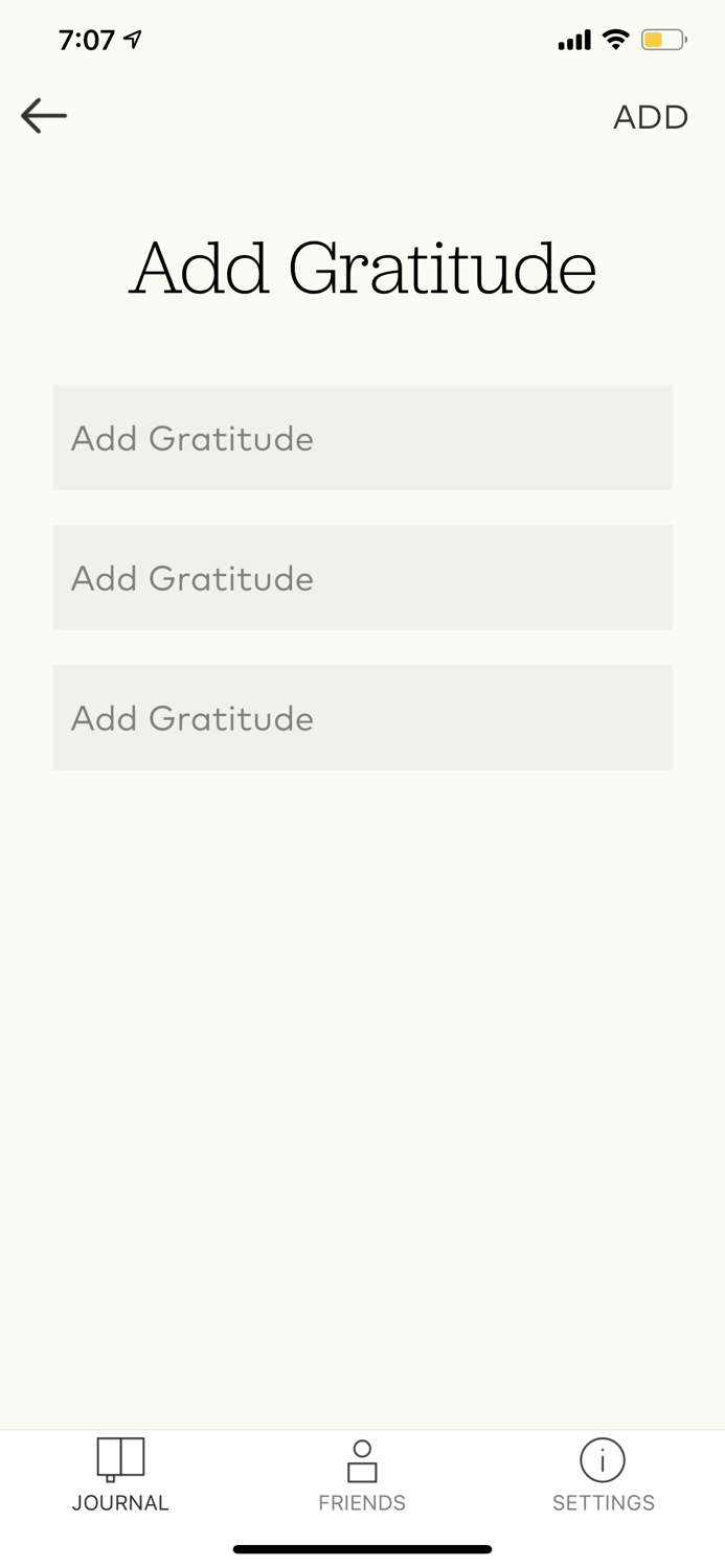 Gratitude Practice