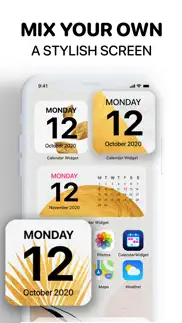 calendar widget for iphone iphone screenshot 4