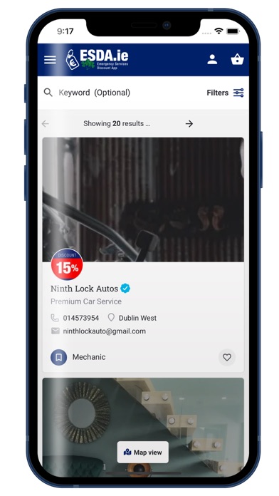 ESDA Ireland Screenshot