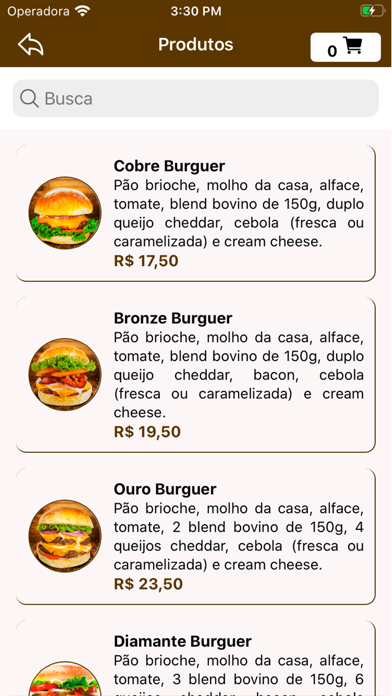 Gold Burguer Screenshot