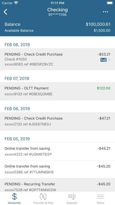 Coffee County Bank Screenshot