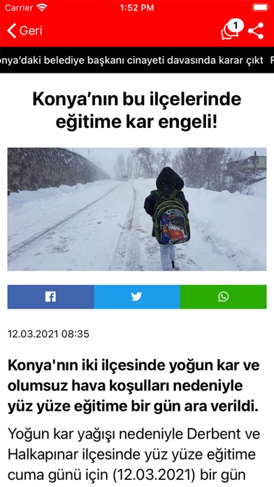 Konhaber Türkiye'nin Gazetesi Screenshot
