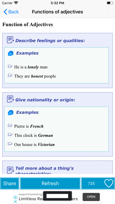 English Grammar in Use & Test Screenshot