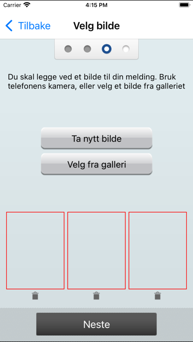 Meld en feil - Klepp Screenshot