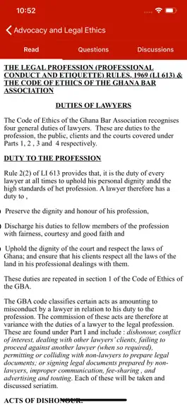 Game screenshot Ghana School of Law apk