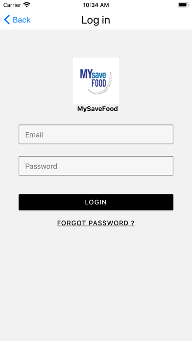 MySaveFood Screenshot
