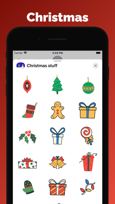 Screenshot #1 pour Joyeux Noël trucs emoji