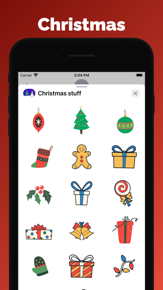 Merry Christmas stuff emoji - 1.3 - (iOS)