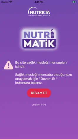 Game screenshot Nutricia Nutrimatik mod apk