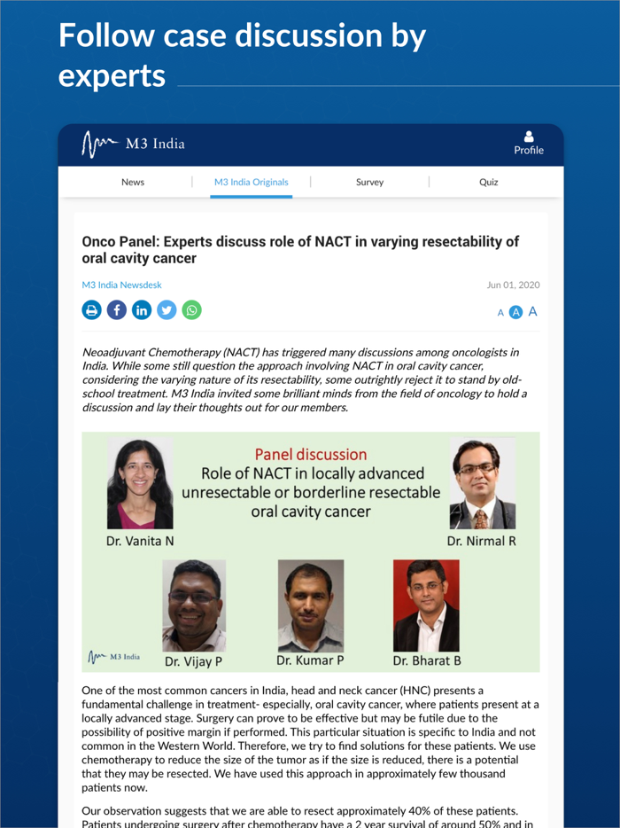 M3 India - Med News CME Survey