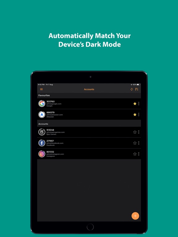 Screenshot #5 pour TOTP Authenticator – Fast 2FA