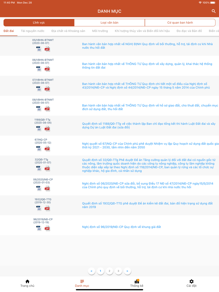 VBQPPL tài nguyên môi trường