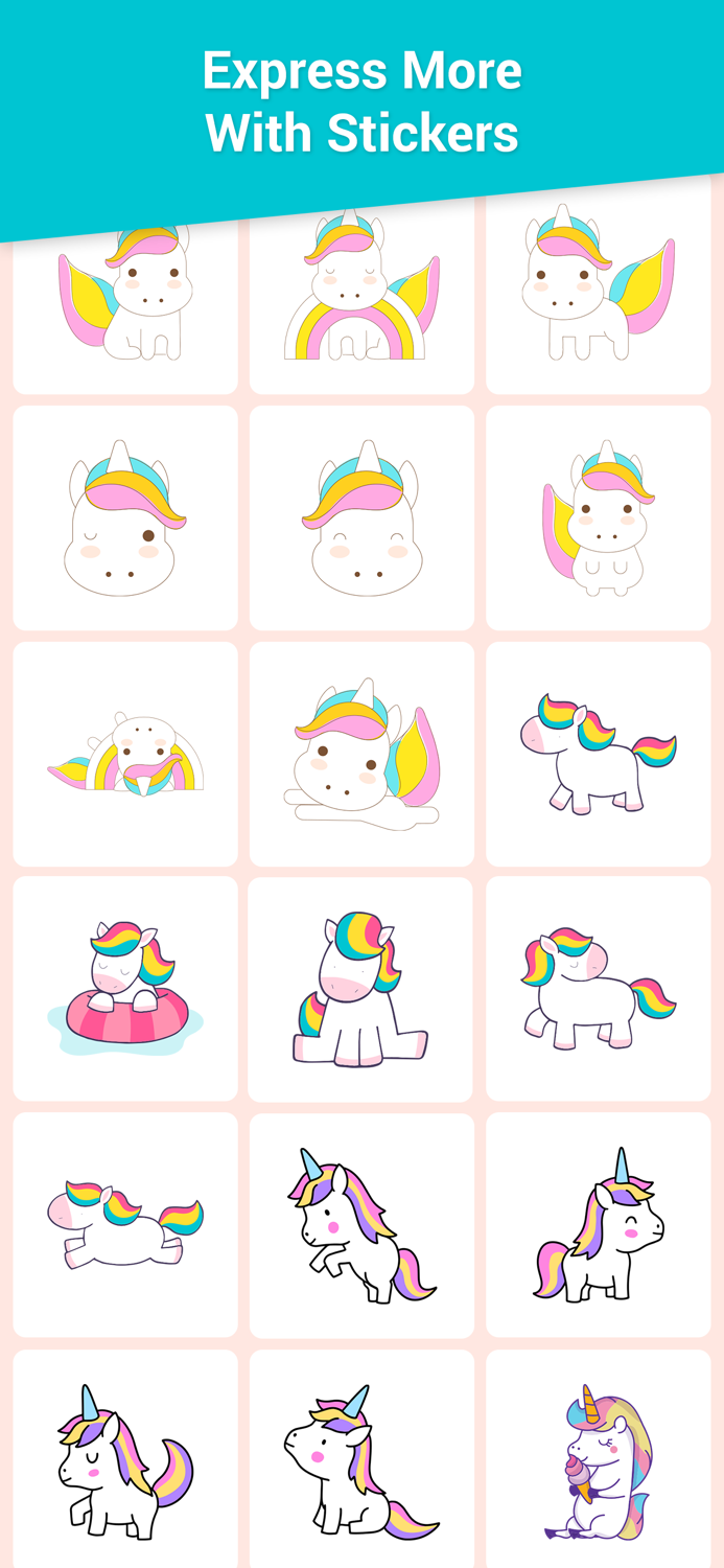 Feelings Unicorn Stickers