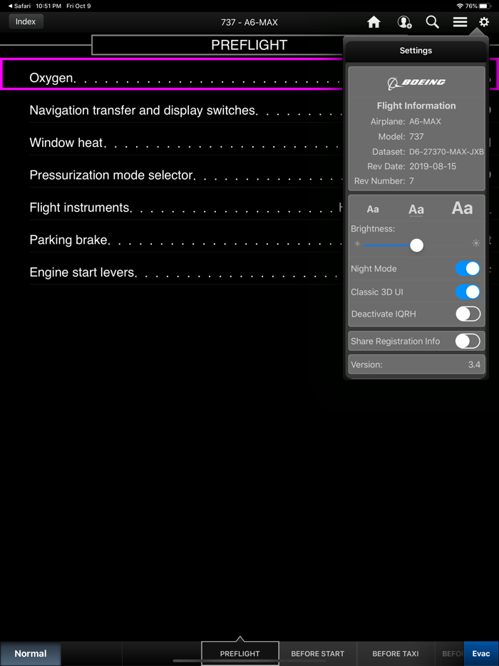 Boeing Interactive QRH