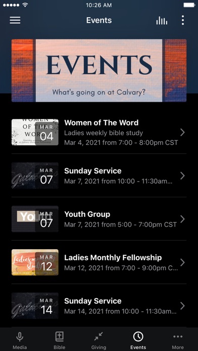 How to cancel & delete Calvary Christian Fellowship from iphone & ipad 2