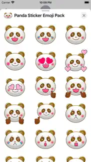 panda sticker emoji pack iphone screenshot 1