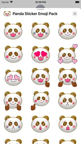 Game screenshot Panda Sticker Emoji Pack mod apk
