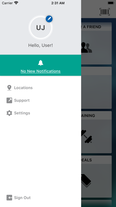 North Suburban YMCA. Screenshot
