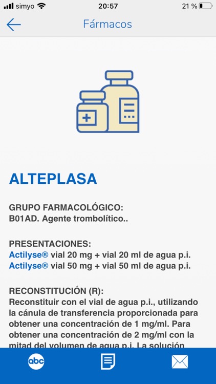 Medicamentos vía parenteral