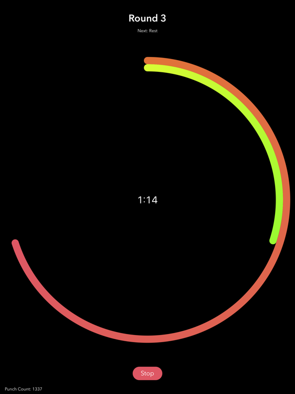 Callout - The Boxing App iPad screenshot 1 - Health & Fitness app