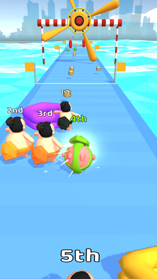 #3. Sumo Run! (iOS) 由: Mood Games OU