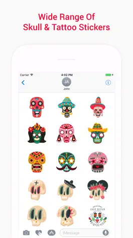 Game screenshot Animated Skulls&Tattoo Sticker mod apk
