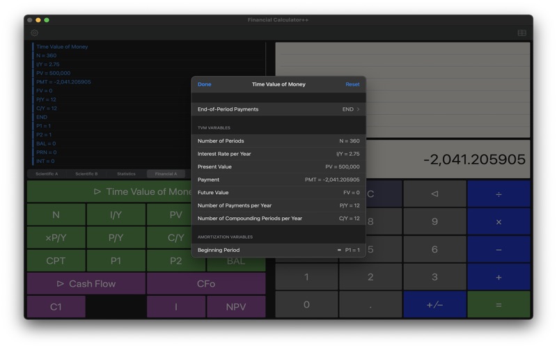 Screenshot #2 pour Financial Calculator++