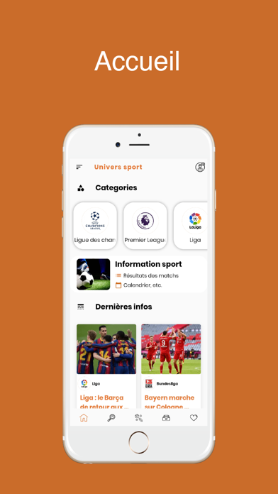 Screenshot #1 pour Univers Sport