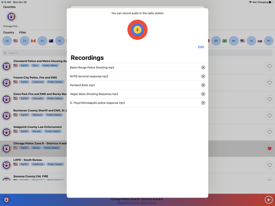 Screenshot #6 pour Police Scanner Radio + Fire