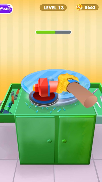 Glass ASMR Cutting & Paint