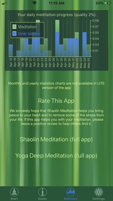 Shaolin Meditation Lite Screenshot