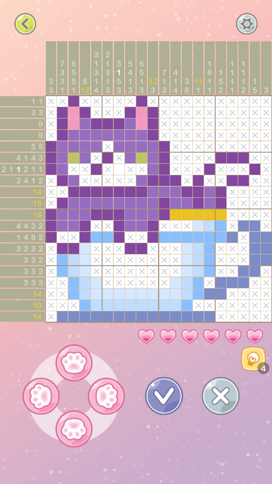 #3. Cat Sitter - nonogram (iOS) 由: KWANG YEOUL YOO