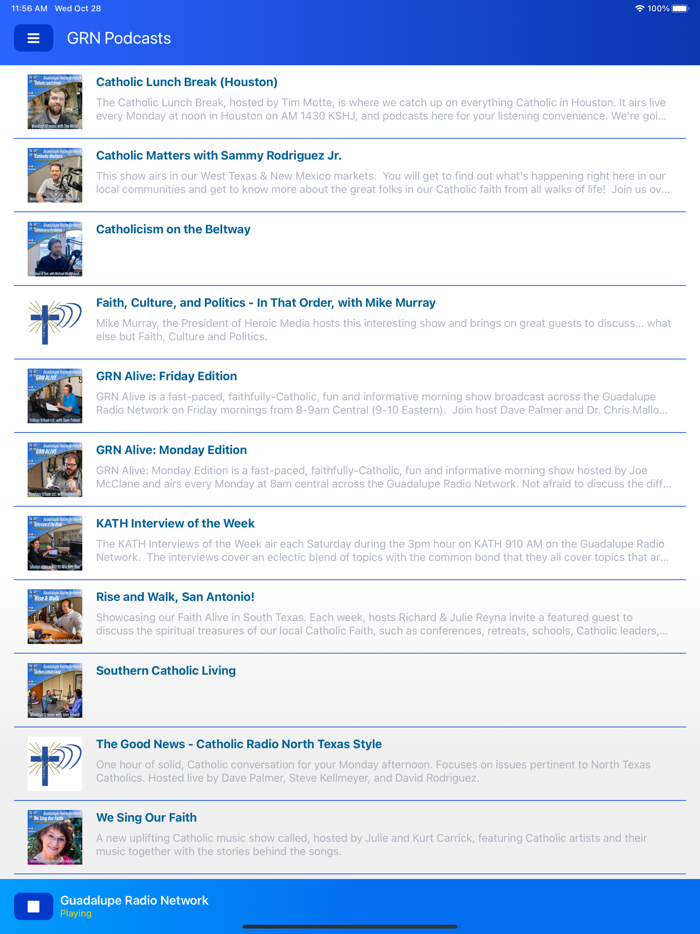 Guadalupe Radio Network App