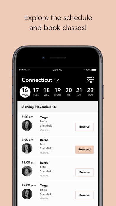 The Barre and Yoga Experience Screenshot