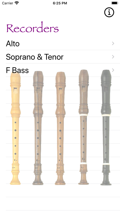 Recorder Fingering Screenshot