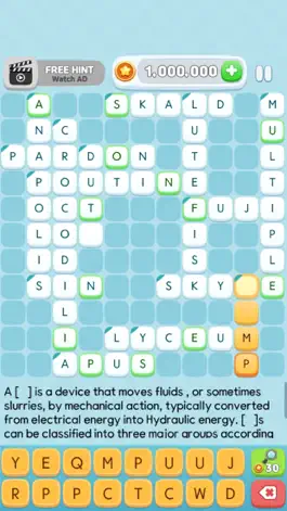 Game screenshot Crossword Quiz! apk