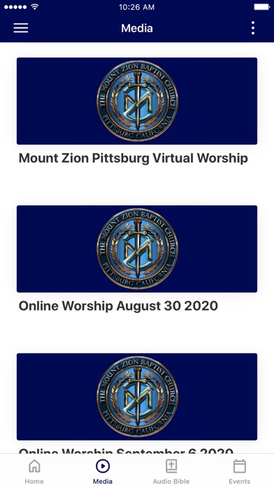 The Mount Zion Baptist Church Screenshot