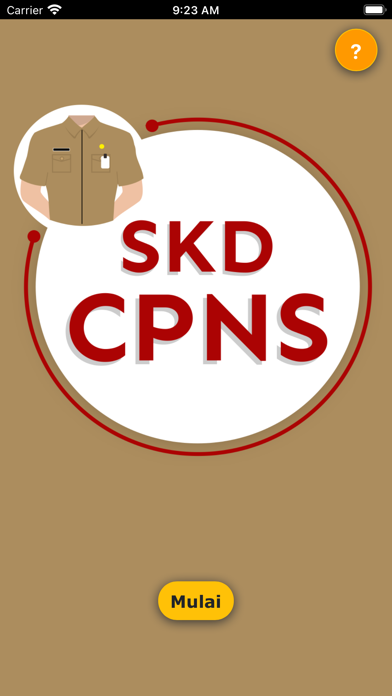 Simulasi CAT SKD CPNS Screenshot