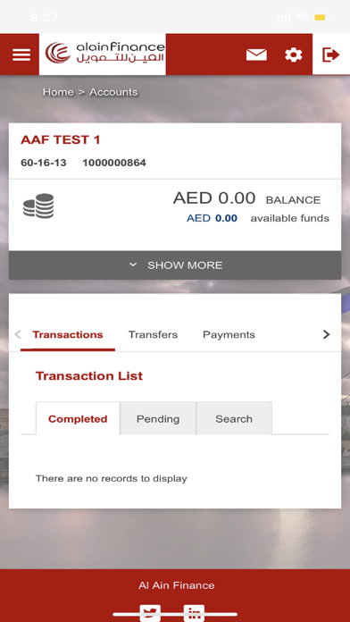 Al Ain Finance PJSC Screenshot