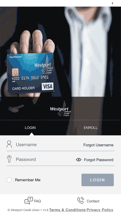 WFCU Visa Screenshot
