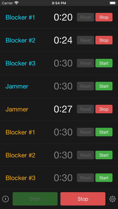 PenaltyTimer Screenshot