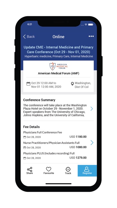 eMedEvents Screenshot