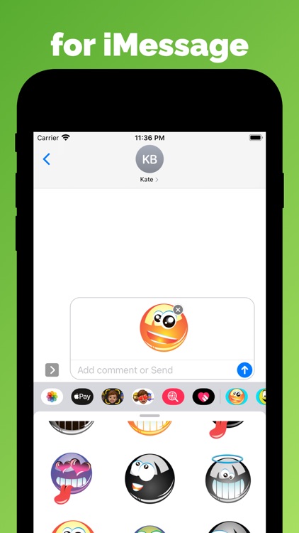 Stranger scary stickers emoji