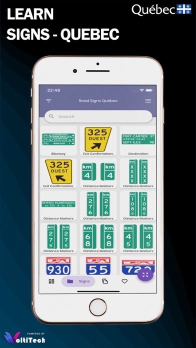 Quebec Driving Practice Test Screenshot